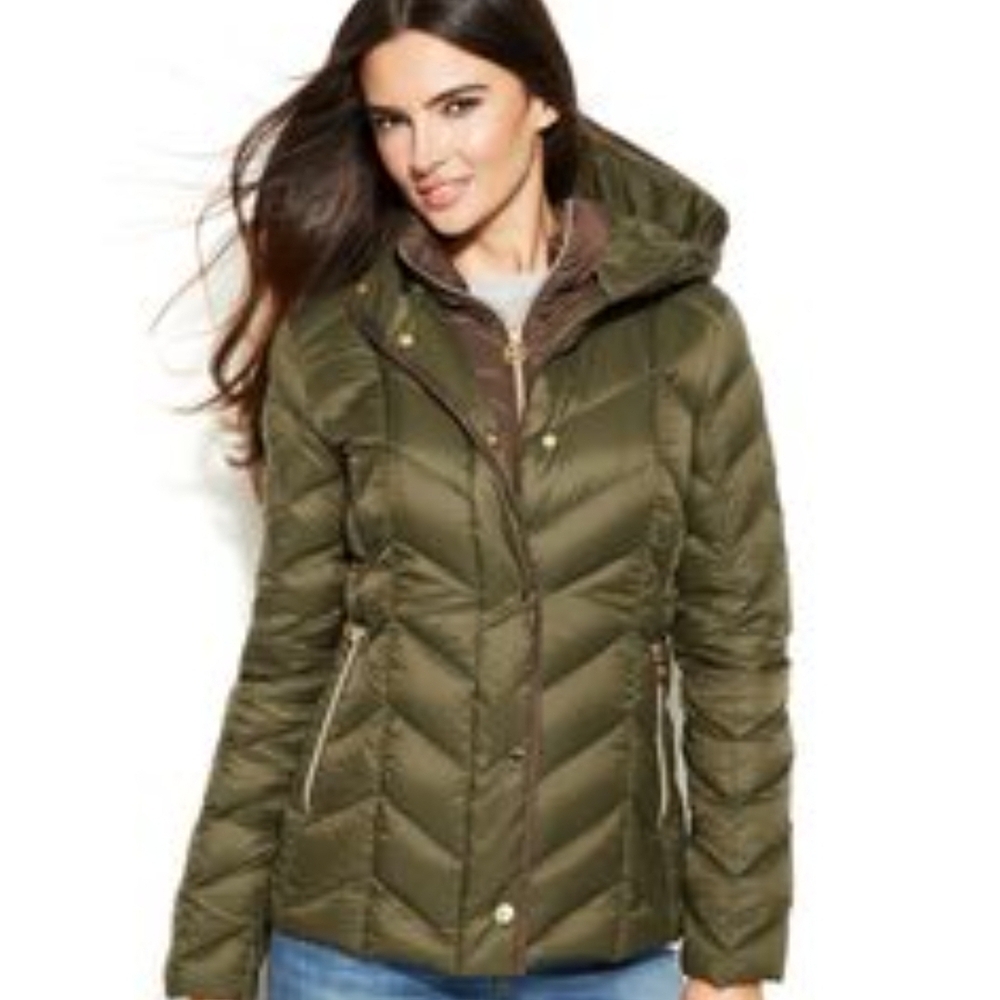 MICHAEL Michael Kors Olive Puffer Jacket